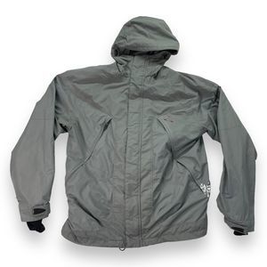 Oakley Road Fuel 3 Jacket Mens Large 2000's Gray Ski Snowboarding Hooded *Flaws